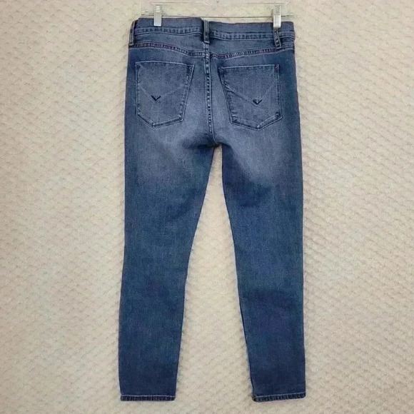 Hudson Tally Skinny Jeans Size 27 Distressed Denim - Picture 2 of 8
